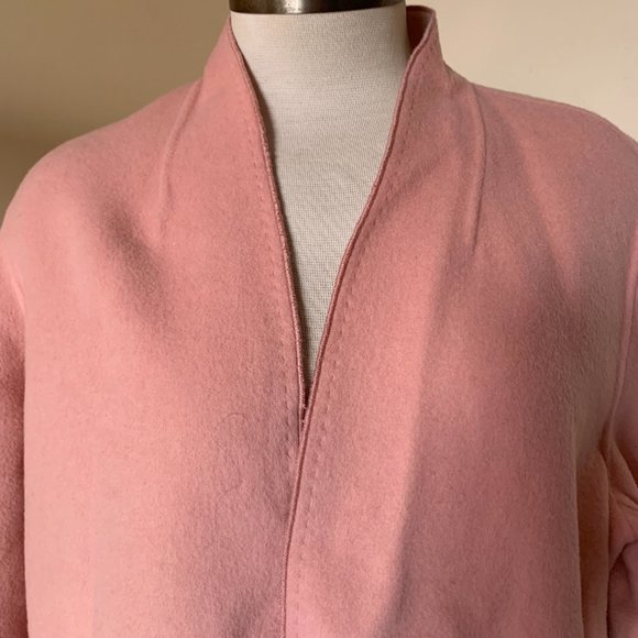 Chico's Reversible Plush Jacket Shaket Mellow Rose Size 2 (12/14) NWT - Picture 7 of 16